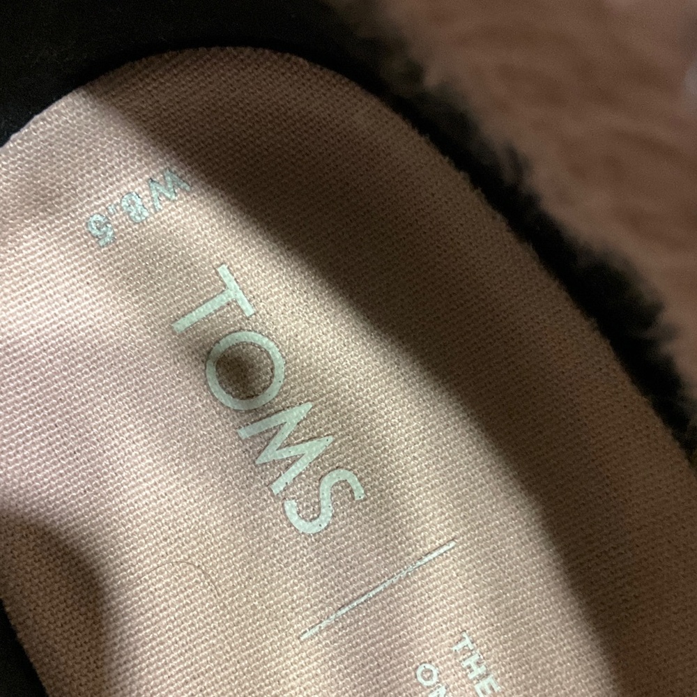🔥Final Mark Down! Toms Brown Leather Ankle Booties with Faux Fur Trim - Picture 8 of 16